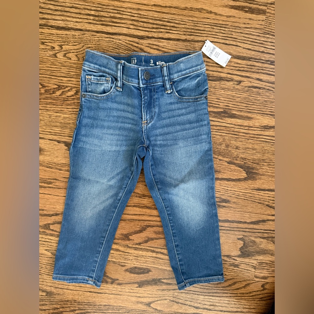 NWT 3T GAP Classic Denim Slim Jeans
